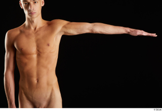 Alessandro Katz 1 arm flexing front view nude 0003.jpg